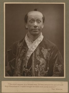 George Grossmith als Ko-Ko in The Mikado