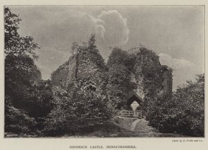 Kasteel Goodrich, Herefordshire door English Photographer