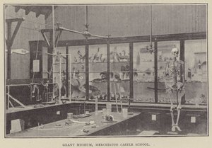 Grant Museum, Merchiston Castle School (gravure) door English Photographer
