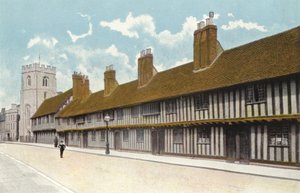 Guild Chapel, Grammar School, en Alms Houses, Stratford-on-Avon