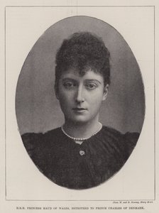 HKH Prinses Maud van Wales, verloofd met Prins Charles van Denemarken door English Photographer