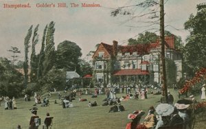 Hampstead, Golders Hill, The Mansion door English Photographer