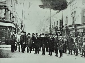 Hare Street: opening van Woolwich ferry, 1889