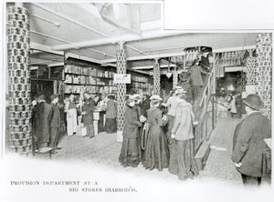 Harrods Provision Department, ca. 1901