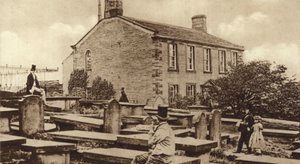 Haworth Pastorie in de tijd van de Brontës door English Photographer