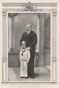 Zijne Majesteit Koning Edward VII en Prins Edward van Cornwall en York door English Photographer