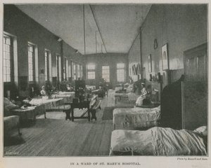 In een zaal van St Mary