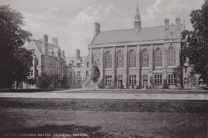 In de tuinen van Baliol College, Oxford door English Photographer