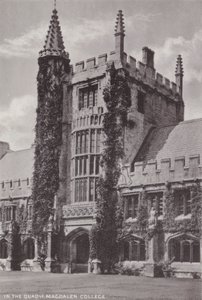 In de Binnenplaats Magdalen College door English Photographer