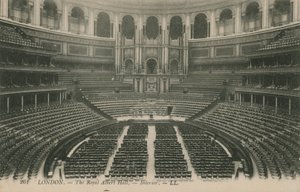 Interieur van de Royal Albert Hall, Londen