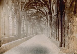 Interieur van de kloosters in Westminster Abbey
