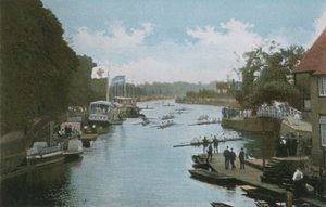Isis, vanaf Folly Bridge in Eights Week