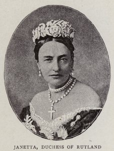 Janetta, hertogin van Rutland door English Photographer