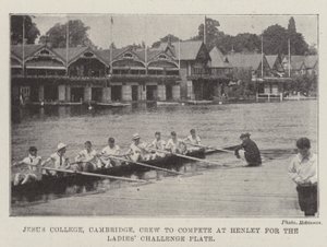 Jesus College, Cambridge, Bemanning om te strijden bij Henley voor de Ladies Challenge Plate