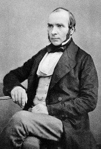 John Snow (1813-1858) Engelse arts bekend om zijn werk in epidemiologie, Autotype 1856, gepubliceerd in 1887 (autotype)