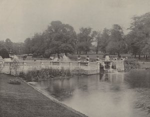 Kensington Gardens (z/w foto) door English Photographer