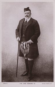 Koning Edward VII door English Photographer