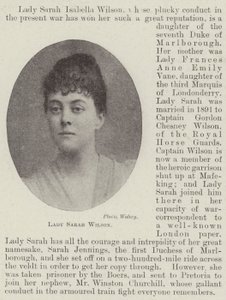 Lady Sarah Wilson door English Photographer