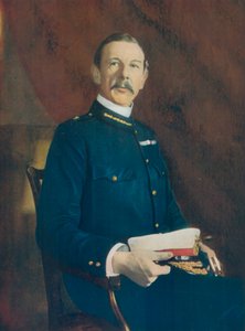 Luitenant-generaal Sir H. E. Colvile, bevelhebber van de 9e divisie van de Zuid-Afrikaanse veldmacht door English Photographer