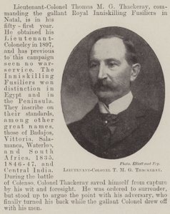 Luitenant-kolonel T.M.G. Thackeray door English Photographer