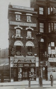 London Chops and Steaks Shop, Wattams Hotel door English Photographer