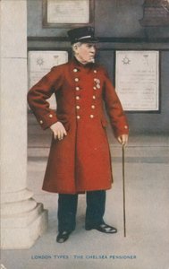 Londense Types, De Chelsea Pensioner door English Photographer