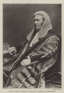 Lord Justice Lindley, de nieuwe Master of the Rolls