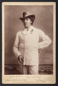 MS 81783 A, Oscar Wilde, c.1893 (zw/w foto)