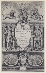 M A de Dominis, De republica ecclesiastica, G Norton en J Bill 1617 door English Photographer