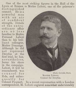 Meester Labori, Advocaat voor Dreyfus door English Photographer