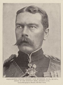 Luitenant-generaal Horatio Herbert Lord Kitchener, KCB, KCMG, Sirdar van het Egyptische leger, benoemd tot GCB