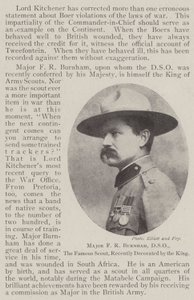Majoor F R Burnham, DSO, de beroemde verkenner, onlangs gedecoreerd door de koning door English Photographer