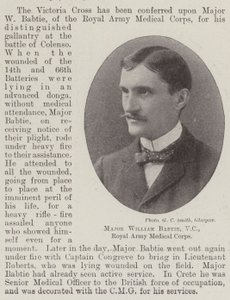 Majoor William Babtie, VC, Koninklijk Medisch Korps