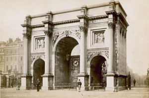 Marble Arch, Oxford Street, Londen door English Photographer