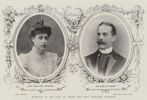 Huwelijk van de Graaf van Crewe en Lady Margaret Primrose