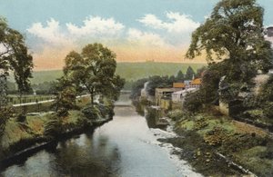 Matlock Brug, aan de Rivier Derwent door English Photographer