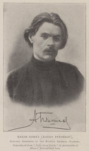 Maxim Gorky (Alexis Pyeshkov), geweigerd Toelating tot de Russische Keizerlijke Academie door English Photographer