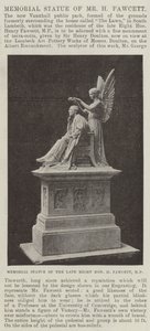 Gedenkbeeld van Mr. H Fawcett door English Photographer
