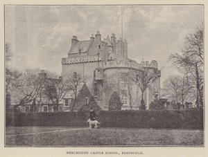 Merchiston Castle School, Edinburgh (gravure) door English Photographer