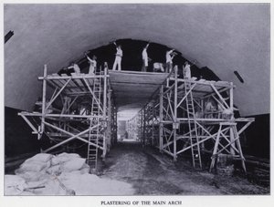 Mersey Tunnel: Pleisteren van de Hoofdboog door English Photographer