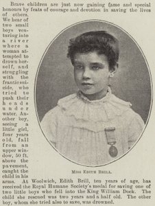 Miss Edith Brill door English Photographer