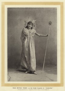 Mevrouw Minnie Terry, als de Sylph Coquette in Assepoester