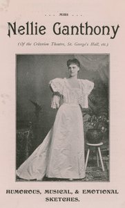 Miss Nellie Ganthony van het Criterion Theatre door English Photographer