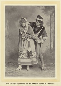Miss Phyllis Broughton en Mr Hayden Coffin in Marjorie door English Photographer