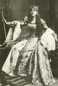 Miss Violet Vanbrugh als Anne Boleyn (gravure) door English Photographer