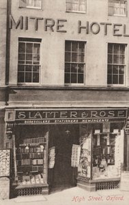 Mitre Hotel en Slatter en Rose, High Street, Oxford door English Photographer