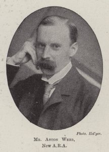 De heer Aston Webb, nieuwe ARA