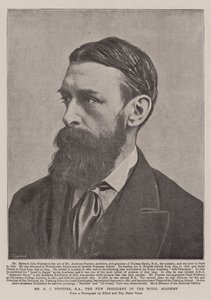 Mr E J Poynter, RA, de nieuwe president van de Royal Academy door English Photographer