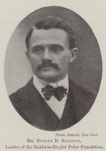 Mr. Evelyn B. Baldwin, leider van de Baldwin-Ziegler Pool Expeditie