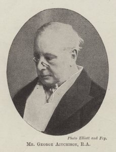 De heer George Aitchison, RA door English Photographer